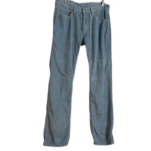 Levis 559 Light Blue Corduroy Pants Mens 32x32 Straight Fit Y2K Prep Casual Blue